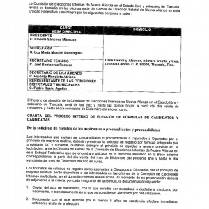 convocatoria diputaciones Proceso Interno Nueva Alianza Tlax (3) convocatoria diputaciones Proceso Interno Nueva Alianza Tlax (3)