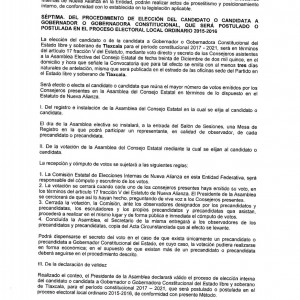 convocatoria gobernador Proceso Interno Nueva Alianza Tlax (5) convocatoria gobernador Proceso Interno Nueva Alianza Tlax (5)