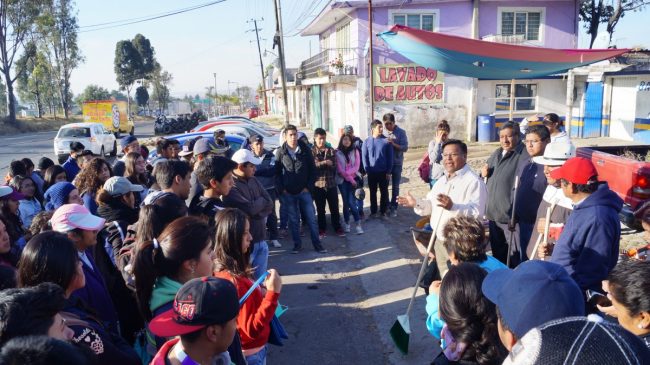 BRIGADA DE LIMPIEZA EN SAN MATÍAS