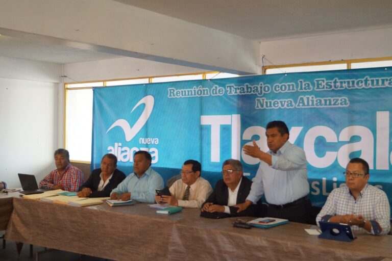 Reunión de Trabajo con Estructura Estatal de Nueva Alianza Tlaxcala
